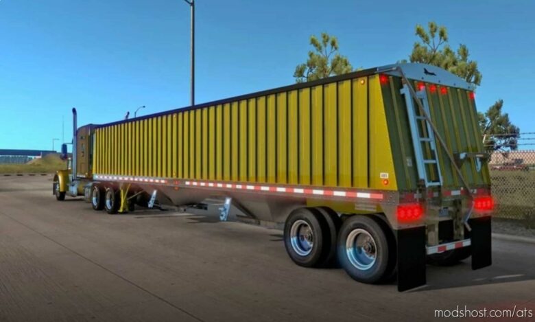 ATS Standalone Trailer Mod: Ownable JET Company Grain Hopper V1.2 (Featured)