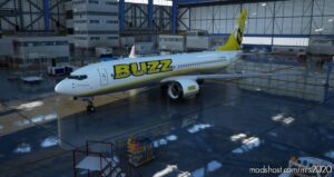 MSFS 2020 Ryanair Livery Mod: Buzz 737M (Featured)