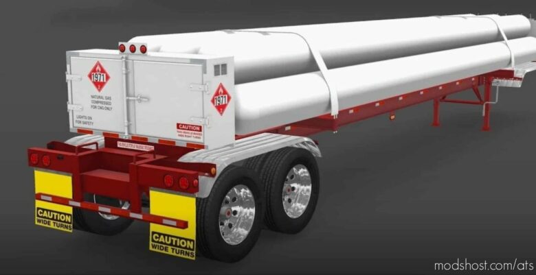 ATS Mod: CNG 7Tubes ISO 48FT Trailer V2.4 1.41.X (Featured)