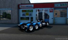 ATS Kenworth Mod: Custom Blue Skin Kenworth K100E (Image #2)