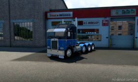 ATS Kenworth Mod: Custom Blue Skin Kenworth K100E (Image #3)