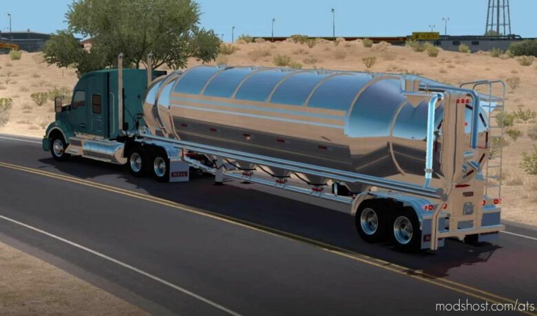 ATS Trailer Mod: Ownable Heil Superflo Pneumatic Tanker V1.1 1.41.X (Featured)