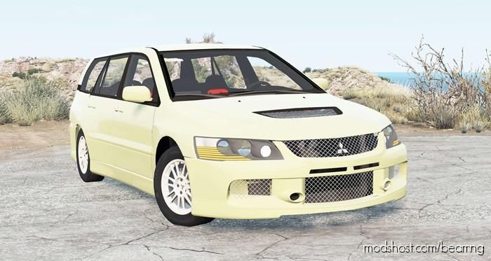 BeamNG Mitsubishi Car Mod: Lancer Evolution IX Wagon 2005 (Featured)