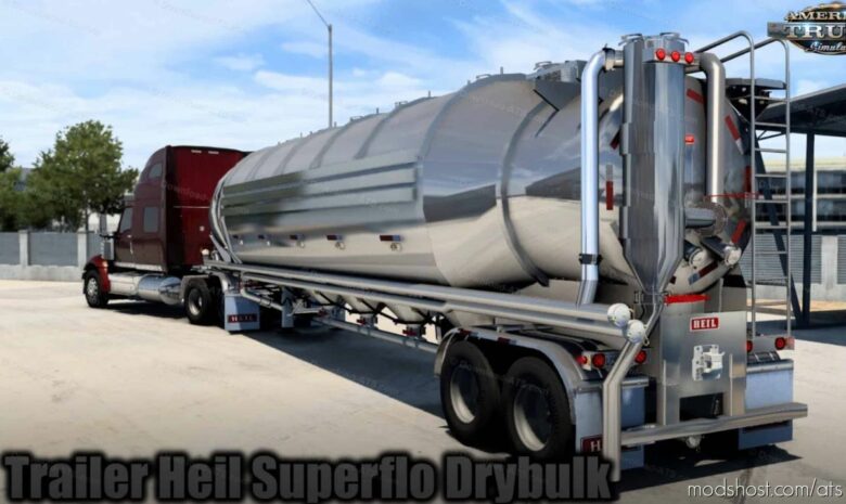 ATS Mod: Ownable Heil Superflo Drybulk Trailer V1.3 1.41.X (Featured)