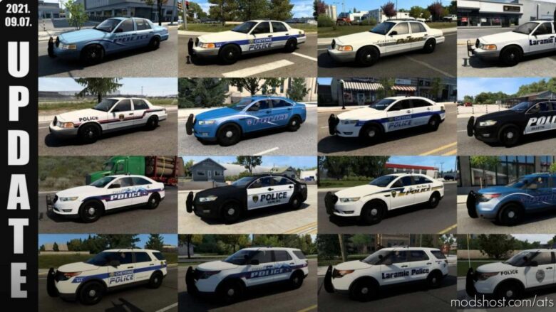 ATS Mod: Municipal Police Traffic Pack 17.09 1.41 (Featured)