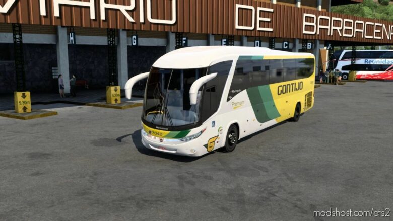 ETS2 Scania Bus Mod: Marcopolo G7 1200 Scania 1.41.X (Featured)