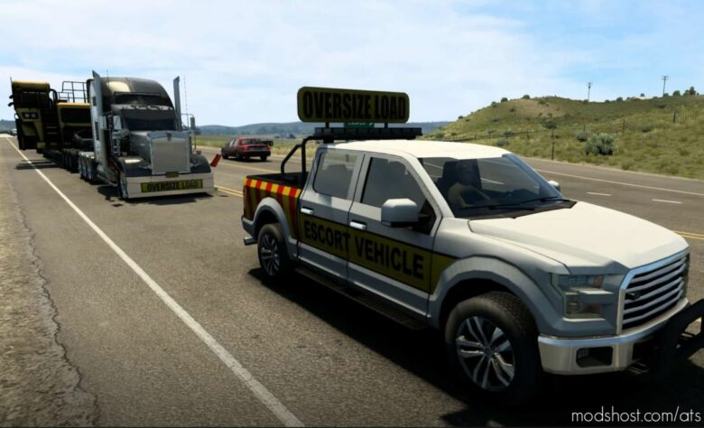 ATS Ford Traffic Mod: F150 AS Escort Vehicles V1.0.1 (Featured)