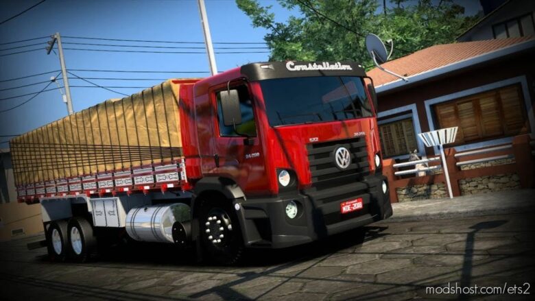 ETS2 Truck Mod: VW Constellation 24-250 1.41 (Featured)