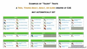 Sims 4 Mod: Give ME Some Talent (Image #2)