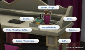 Sims 4 Mod: Decor With A Purpose: Functional Makeup Trays (Image #2)