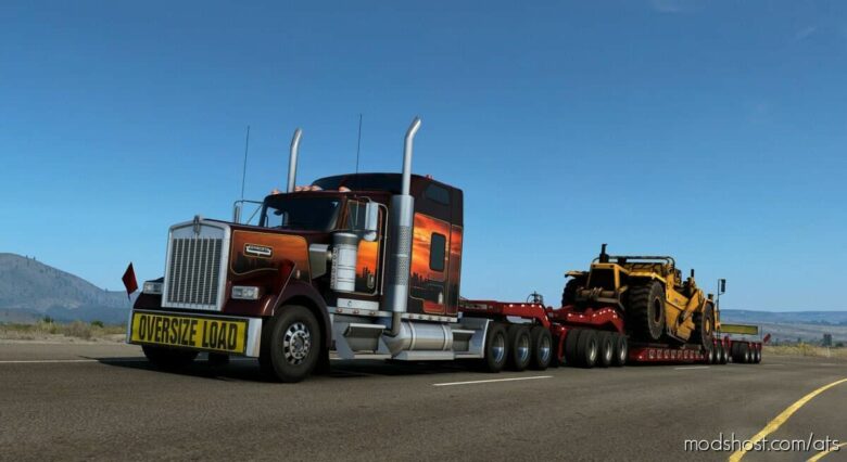 ATS Mod: Extended Chassis 4×2, 8×4 And 8×6 In Quick Jobs 1.41 (Featured)