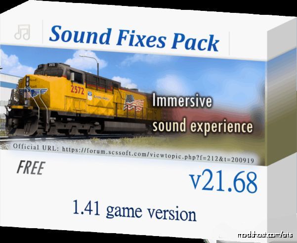 ATS Rain Mod: “Sound Fixes Pack” + “Improved Trains” Compatibility Add-On (Featured)