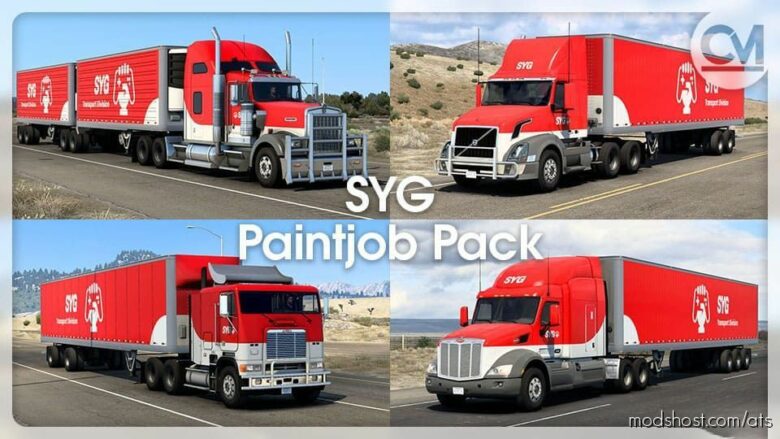 ATS Mod: SYG Paintjob Pack V1.2.3 (Featured)