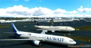 MSFS 2020 Kuwait Livery Mod: Airways Boeing 777-300ER (Captain SIM) (Featured)