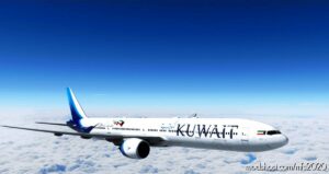 MSFS 2020 Kuwait Livery Mod: Airways Boeing 777-300ER (Captain SIM) (Image #2)