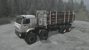 MudRunner MAZ Truck Mod: Kamaz 6×6 / 8×8 Swamp Walker V22.09.21 (Featured)