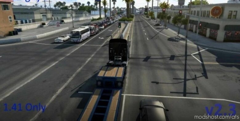 ATS Mod: Traffic Mod V2.3 By Trainguy 1.41.X (Featured)