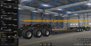 ATS Mod: Stacked SCS Lowboy Trailers V1.3 1.41.X (Image #2)