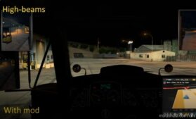 ATS Headlights Part Mod: Brighter Truck And Trailer Lights V1.1 1.41.X (Image #6)