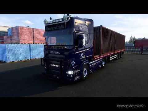 ETS2 Open Pipe Sound Mod: Scania V8 Open Pipe With Lepidas Team Exhaust System 1.41.X (Featured)