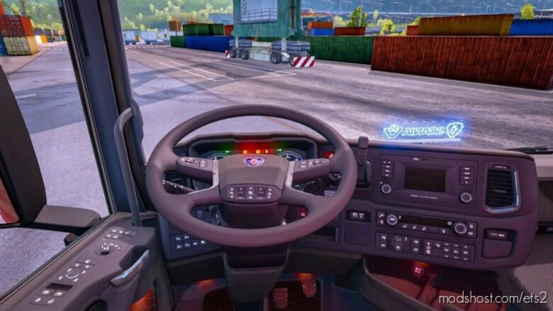 ETS2 Iveco Part Mod: Positionable Steering Wheel 1.41.X (Featured)