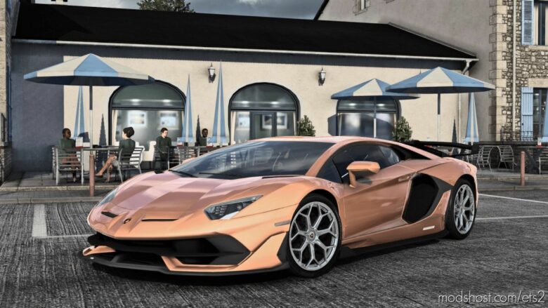 ETS2 Lamborghini Car Mod: Huracan SVJ 2018 1.41.X (Featured)