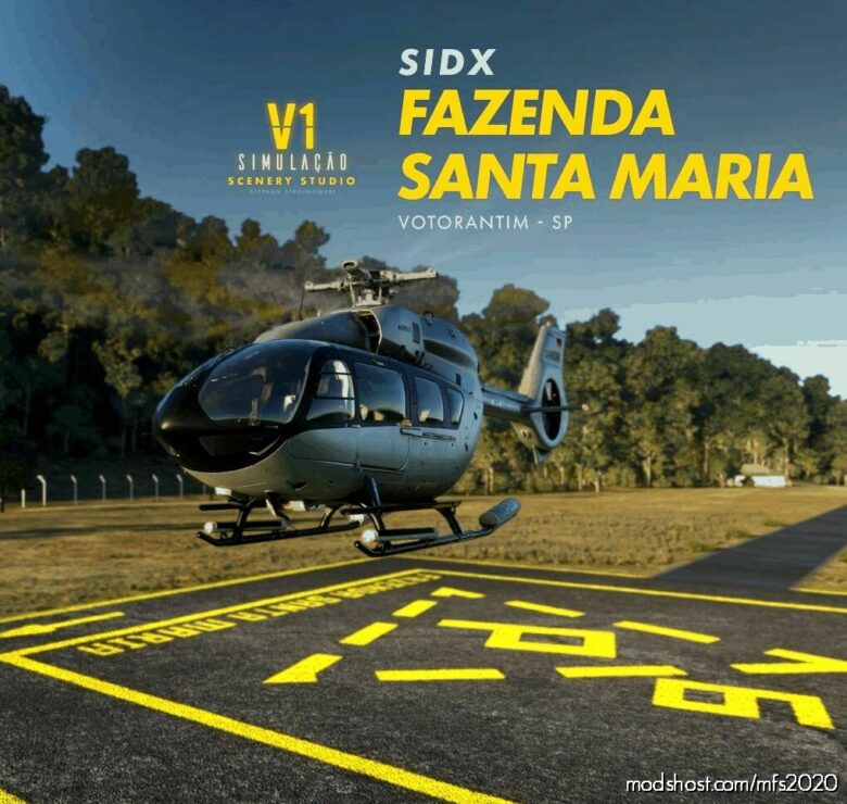 MSFS 2020 Brazil Scenery Mod: Sidx – Fazenda Santa Maria V1.1 (Featured)