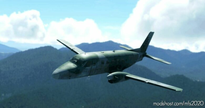 MSFS 2020 Embraer Livery Mod: Bandeirante C-95CM Brazilian AIR Force 2332 (Featured)