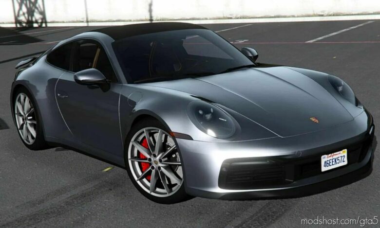 GTA 5 Porsche Vehicle Mod: 2020 Porsche 911 Carrera S (Featured)