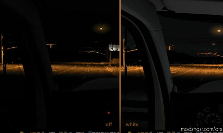 ATS Mod: Interior Cabin Lights 1.41.X (Featured)