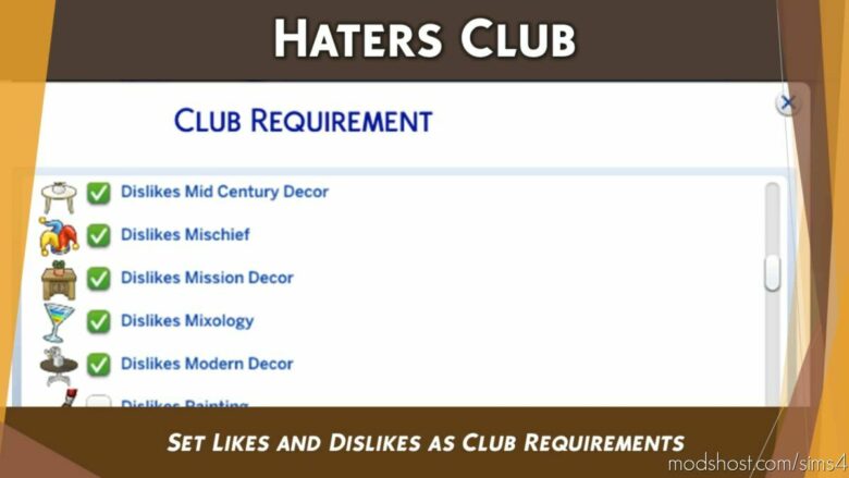 Sims 4 Mod: Haters Club (Featured)