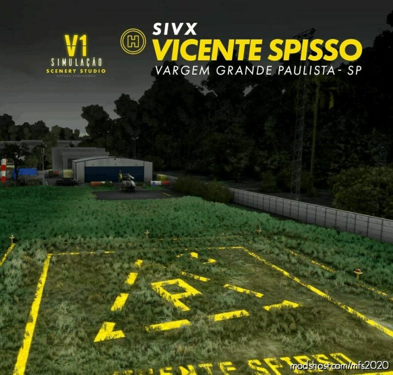 MSFS 2020 Brazil Scenery Mod: Sidx – Vicente Spisso – Vargem Grande Paulista – SP (Featured)