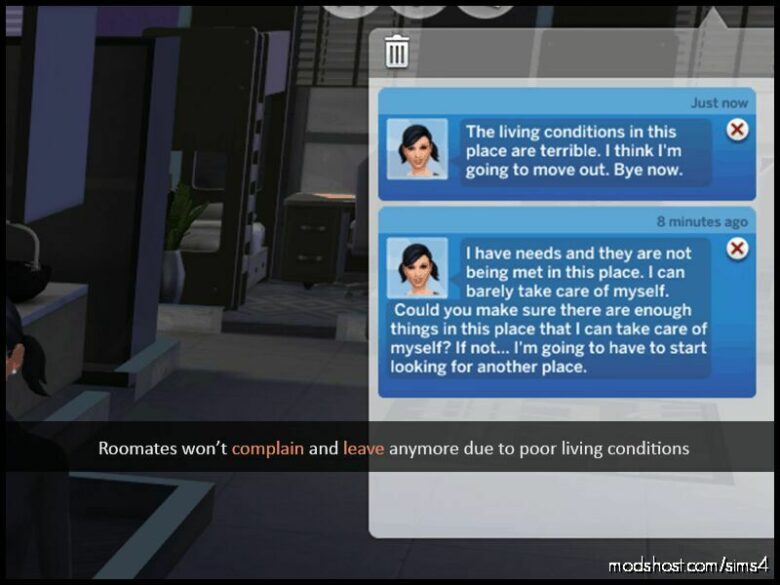 Sims 4 Mod: Roommate Satisfaction (Featured)