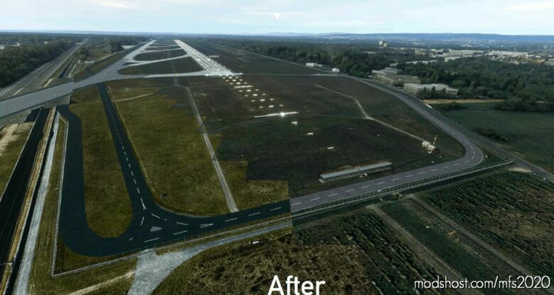 MSFS 2020 Germany Airport Mod: Eddf – Runway 25R/07L Improvement (Compatible With Other Eddf MOD) (Featured)