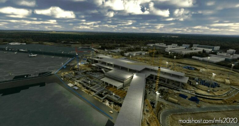 MSFS 2020 Germany Airport Mod: Eddf – Terminal 3 Construction Site (Featured)