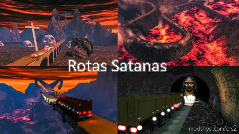 ETS2 Mod: Rotas Satanas Map Save Game Profile 1.40 - 1.42 Beta (Featured)