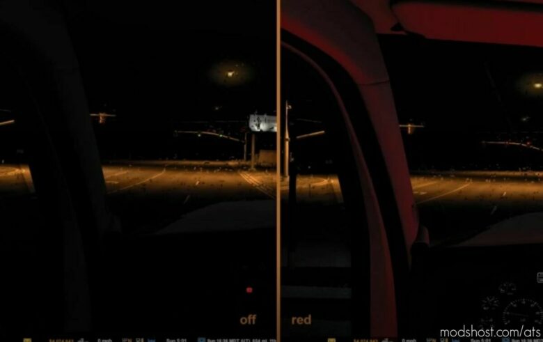 ATS Mod: Interior Cabin Lights 1.42 (Featured)