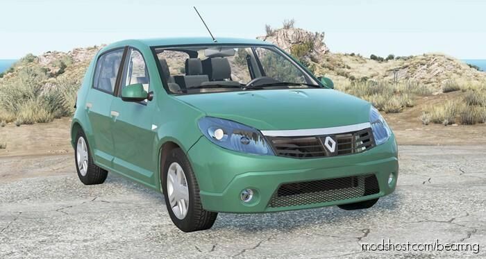 BeamNG Dacia Car Mod: Sandero Prestige 2008 (Featured)