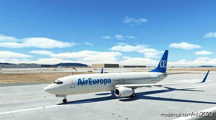 MSFS 2020 737-800 Livery Mod: AIR Europa 737-800 (Featured)