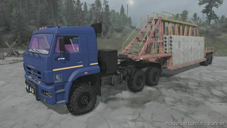 MudRunner Kamaz Mod: -6522-53 Truck V03.10.21 (Featured)