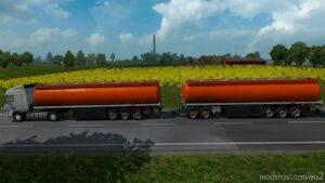 ETS2 Trailer Mod: Ownable Fuel Cistern 1.42 (Image #6)