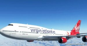 MSFS 2020 Virgin Livery Mod: Asobo 747-8I Virgin Atlantic 21ST Birthday NO Mirroring (Featured)