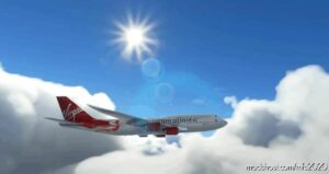 MSFS 2020 Virgin Livery Mod: Asobo 747-8I Virgin Atlantic 21ST Birthday NO Mirroring (Image #2)