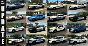 ATS Mod: Municipal Police Traffic Pack V1.2.2 -04.10.21- 1.42 (Image #4)