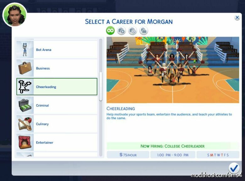 Sims 4 Mod: Cheerleading Career (Featured)