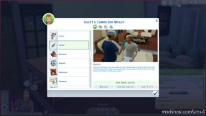 Sims 4 Mod: Dentist Career (Featured)