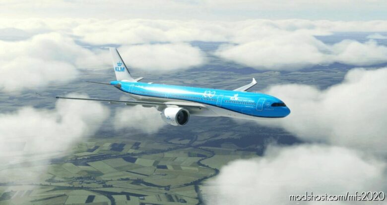 MSFS 2020 A330 Livery Mod: KLM “100 Years” A330-900 NEO – 8K V1.1 (Featured)