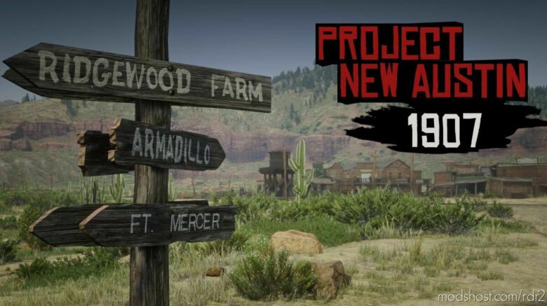 RDR2 Map Mod: Project NEW Austin 1907 – Classic Color Scheme And RDR1 Locations (Featured)