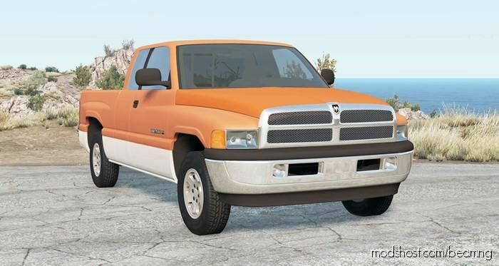 BeamNG Dodge Car Mod: RAM 1500 Club CAB 1994 (Featured)