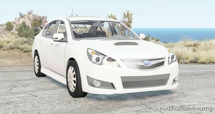 BeamNG Subaru Car Mod: Legacy B4 (BM) 2009 (Featured)